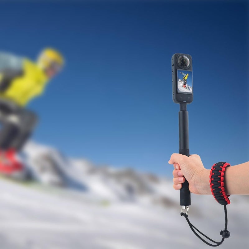 Rigdance Paracord Camera Wrist Strap Lanyard with Screw for Insta 360 X3, Ace Pro, DSLR Cameras, Selfie Sticks - Image 2